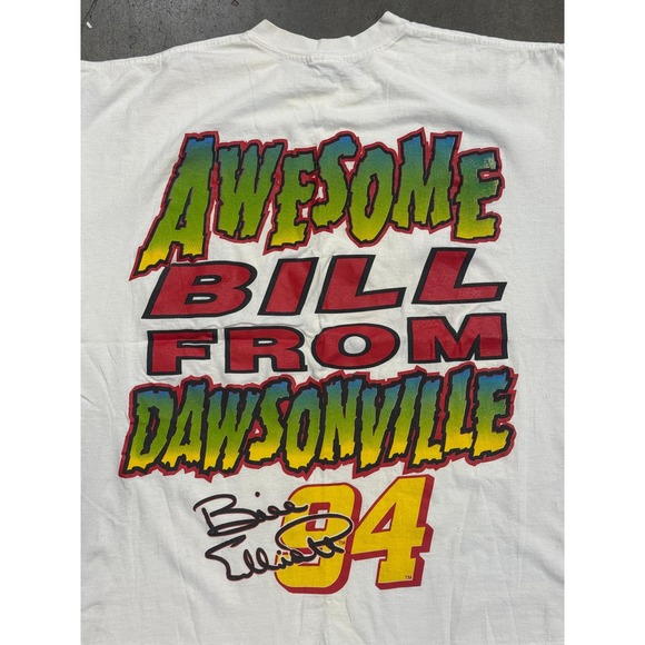 Awesome Bill From Dawsonville 94 NASCAR Racing T Shirt Men's - Picture 2 of 4